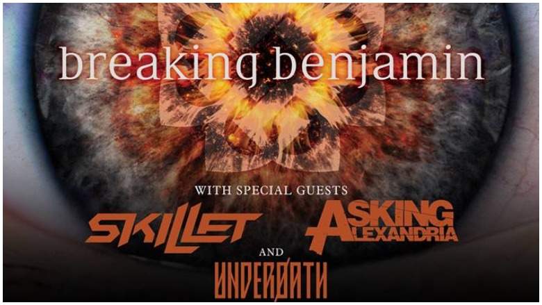 breaking benjamin tour italia